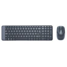 Logitech MK220 Wireless Keyboard & Mouse Combo - Black