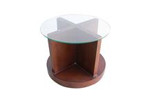 Glass Table - Brown