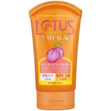 Lotus Herbals SAFE SUN Sun Block Cream PA++ SPF-30 - (100g)