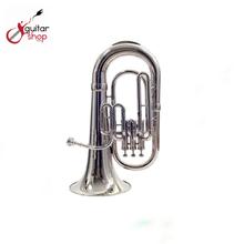 Euphonium Silver With 3 Valves With Bag And Mouthpiece Heavy Quality