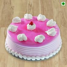 Strawberry Eggless Cake