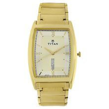 Titan Champagne Dial Color Metal watch For Men 1640YM05