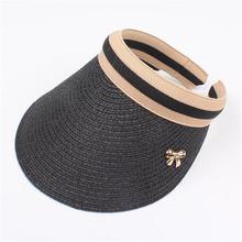 2018 New Woman's Sun Hats Hand Made DIY Straw Bowknot