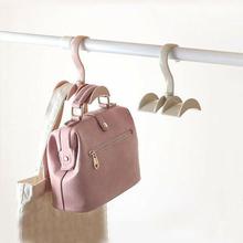 360-degree Rotation Closet Organizer Rod Hanger Handbag