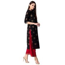 KHUSHAL Women's Cotton Printed Kurta with Printed Palazzo