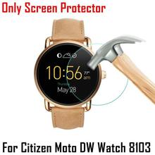 Tempered Glass 9H Screen Protector Cover Tempered Glass For Citizen Moto DW Watch 8103