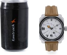 Fastrack White Dial Casual Analog Watch For Men – 3083SL01