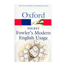 OXFORD: DICTIONARY OF POCKET FOWLER'S MODERN ENGLISH USAGE