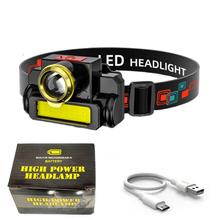 High Power Headlamp Built in Recharble Battery