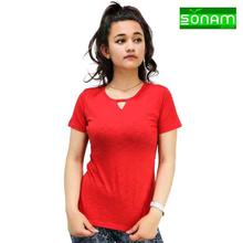 Sonam Women T-Shirt #479 (Red)