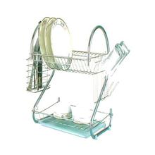 2-Layer Steel Dish Drainer Rack