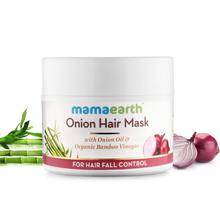 Mamaearth Onion Hair Mask, For Hair Fall Control, With Onion Oil and Organic Bamboo Vinegar, 200ml