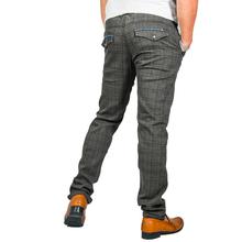 Virjeans Stretchable Cotton Check Chinos Pant for Men (VJC 713) Blue