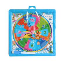 2 In 1 Educational Clock And White Board With Pen