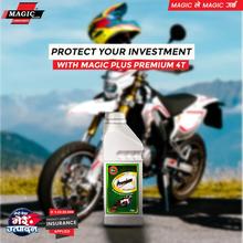 Magic Plus Lubricants  Premium 4T Bike Engine Oil  20W40 1 ltr