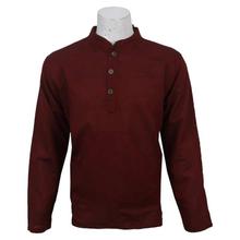 Maroon 3 Buttoned Cotton Kurta Shirt For Men - MKR5001