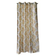 Classic Alpha Floral Yellow Curtains