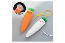 Carrot Shape Plastic Mini Electric USB Interface Charging Fan