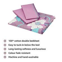 Amazon Brand - Solimo Floral Spurt 144 TC 100% Cotton Double