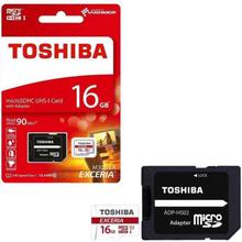 16 GB Toshiba Memory Card with Adaptor