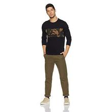 People Men's Plain Regular Fit T-Shirt