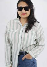 Collar formal cotton shirt for women