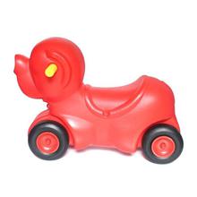 Red Rocking Baby Elephant Rocker With Wheel For Babies/Toddlers