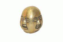 Golden Bronze Laughing Buddha Paper Hold Decor