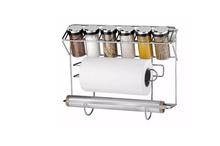 Pogo 3 in 1 Roll 'n' Foil Dispenser, Cutter, Spice Rack Holder