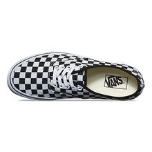 Kapadaa: Vans Black/True White Checkerboard 8302 UA Authentic Unisex Sneakers