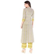 KHUSHAL Women's Cotton Printed Kurta with Palazzo Set