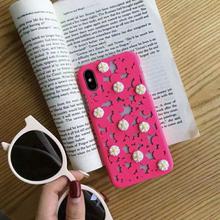Lovebay Hollow Candy Color Flower Phone Case For iPhone 7/8 plus