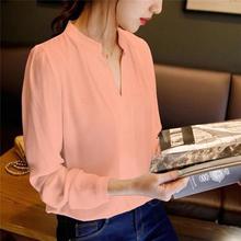 SALE- 2019 fashion chiffon office lady shirt women blouse
