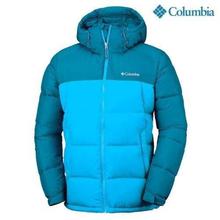 Columbia 1738032489 Pike Lake Hooded Down Jacket For Men- Blue