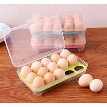 venja 15 grids egg storage box container tray plastic carrier cases