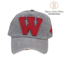 Retro Washable Fitted Snapback Letter Baseball Cap  For Men And Women