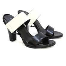 Shoe.A.Holics Black/White Orsola Heel Sandals For Women