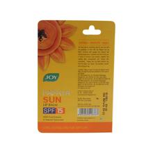 Joy Papaya Sun Spf 15 Lip Balm - 10 Gm