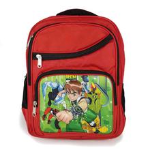 3D Printed Ben10 Kids School Bag (Red)