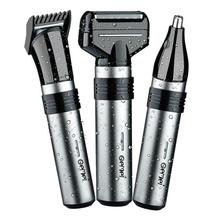 Gemei Gm-572 Waterproof 3 In 1 Hair Clipper And Trimmer
