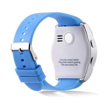 V8 Bluetooth Smartwatch With Sim & TF Card Support Mobile Phone Wrist Watch Phone, Blue