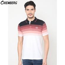 Oxemberg  Stripe Polo T-Shirt For Men