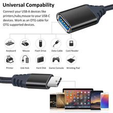 OTG Cable, Pofesun 0.5ft USB C OTG Cable