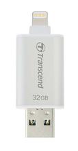 Transcend JDG300S 32GB Apple Mi Certifies OTG Pen Drive - (Silver)