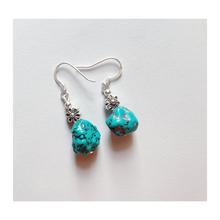 Sky Blue Stone Stud design Ear Rings