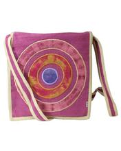 Mulberry Purple Circle Designed Cross Body Bag For Women(6421)