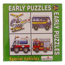 Creative Educational Aids Early Puzzles (Special Vehicles) - Green