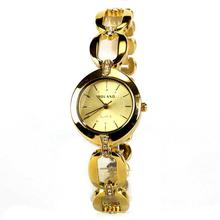 Bolano B1458 Golden Dial Analog Watch For Women
