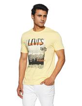 Levi’s Yellow Printed Regular Fit Round Neck T-shirt