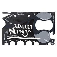 Tough Wallet Ninja 18 in 1 Multi Purpose Tool Kit - Metallic